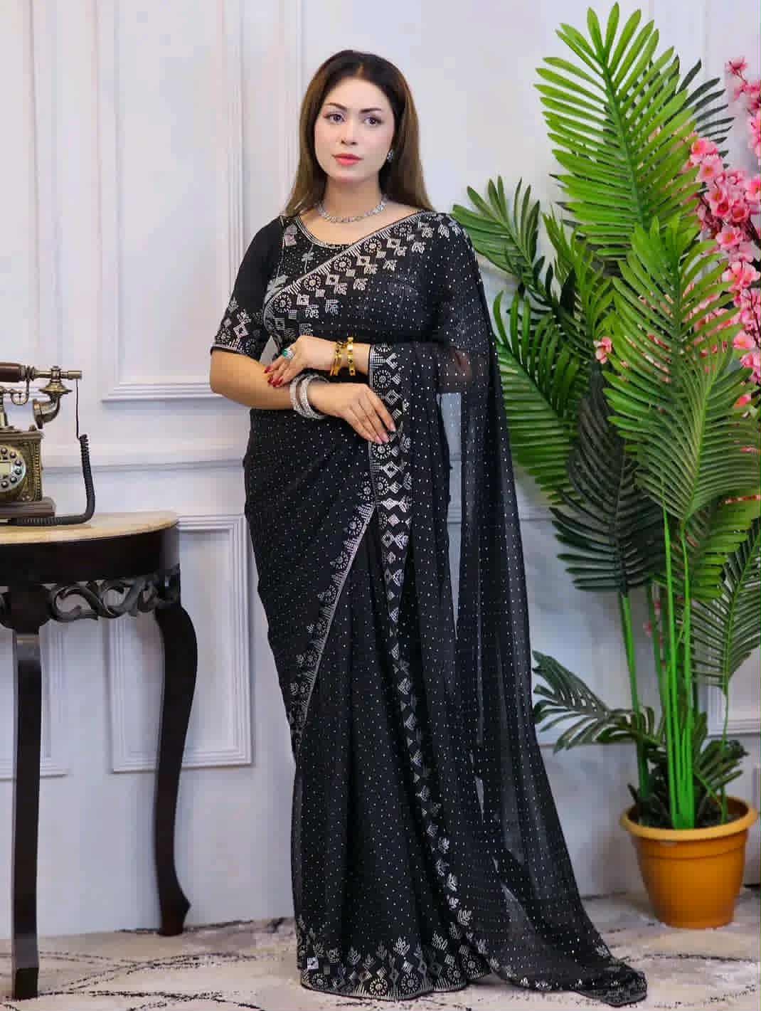 Exclusive formal half silk nakful jamdani saree for women